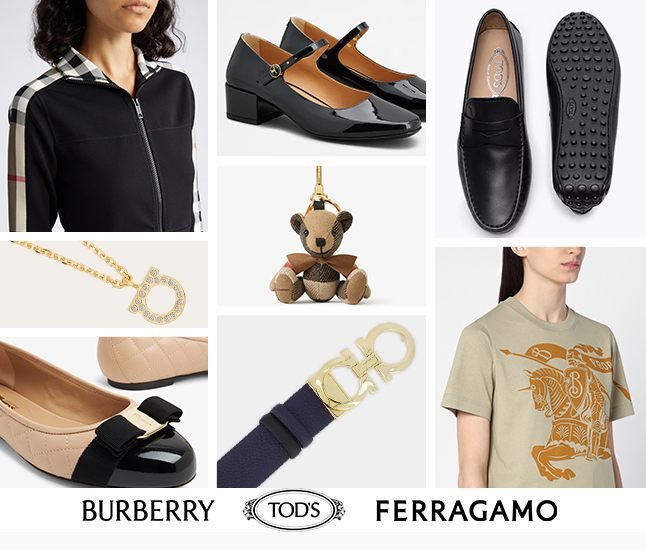 Tod's | Burberry | Ferragamo