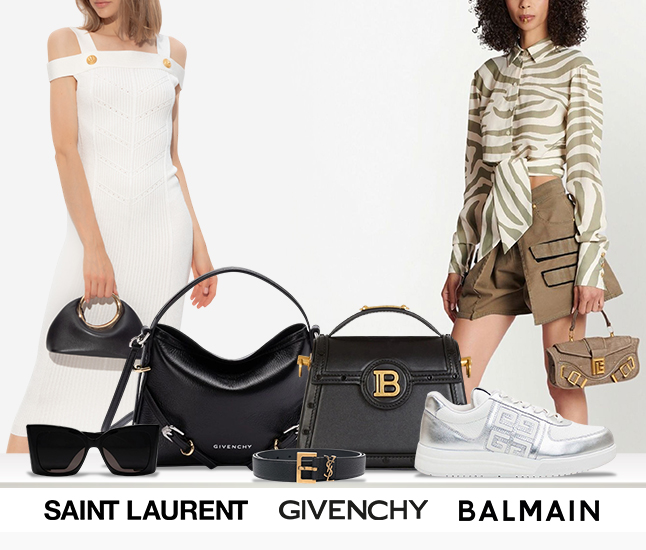 Saint Laurent | Givenchy | Balmain