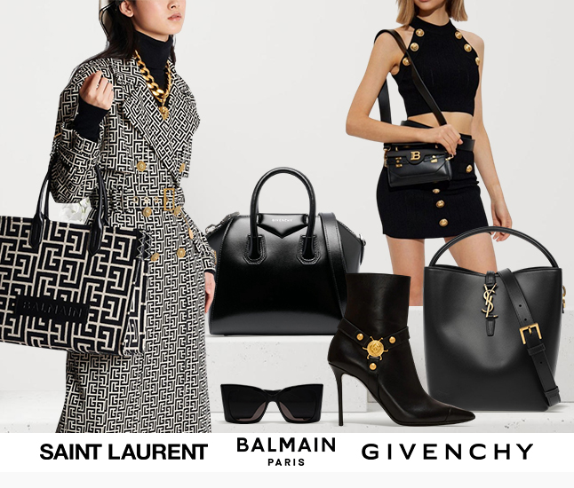 Balmain | Saint Laurent | Givenchy