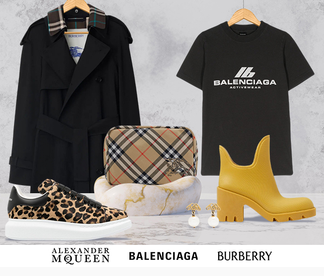 Alexander McQueen | Balenciaga | Burberry