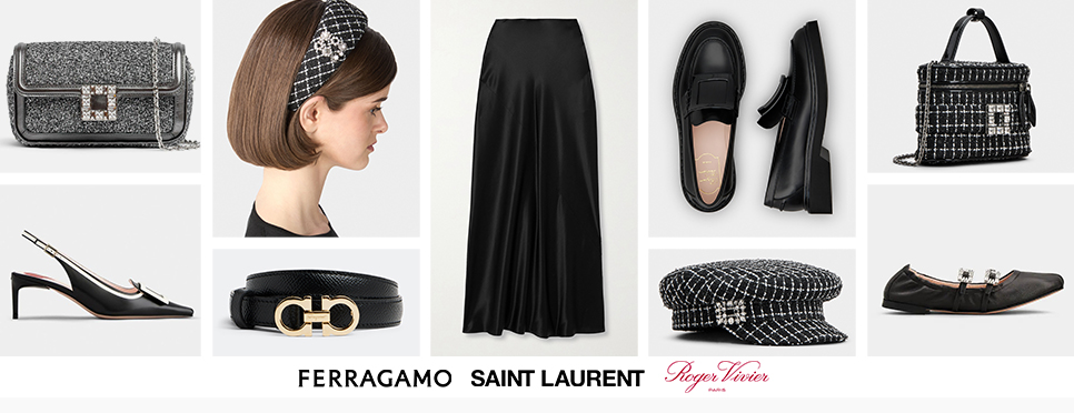 Ferragamo | Saint Laurent | Roger Vivier