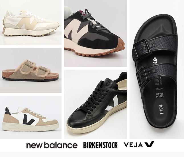 New Balance | Birkenstock | Veja