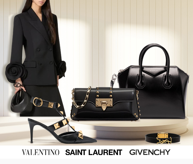 Valentino | Saint Laurent | Givenchy