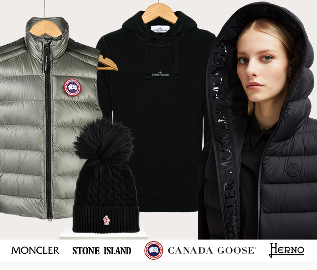 Moncler | Stone Island | Canada Goose | Herno