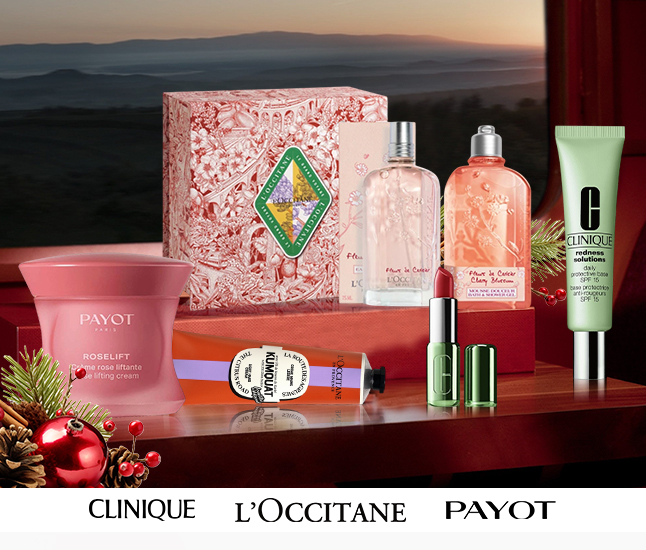 Clinique | L'Occitane | Payot