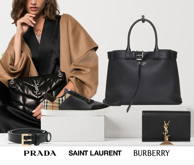 Prada | Saint Laurent | Burberry