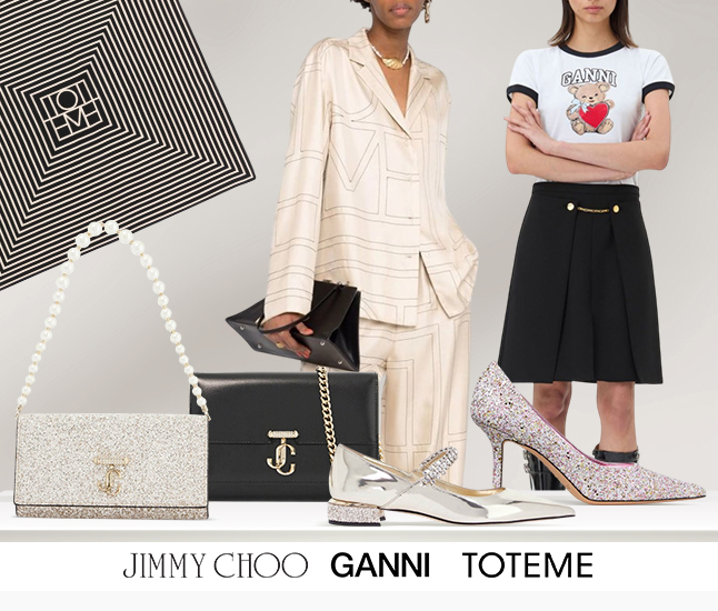 Jimmy Choo | Ganni | Toteme