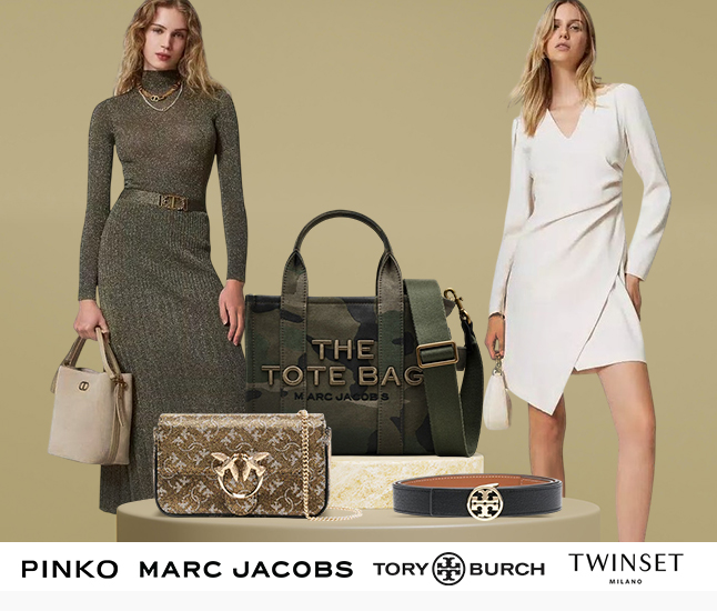 Pinko | Marc Jacobs | Tory Burch | Twin Set